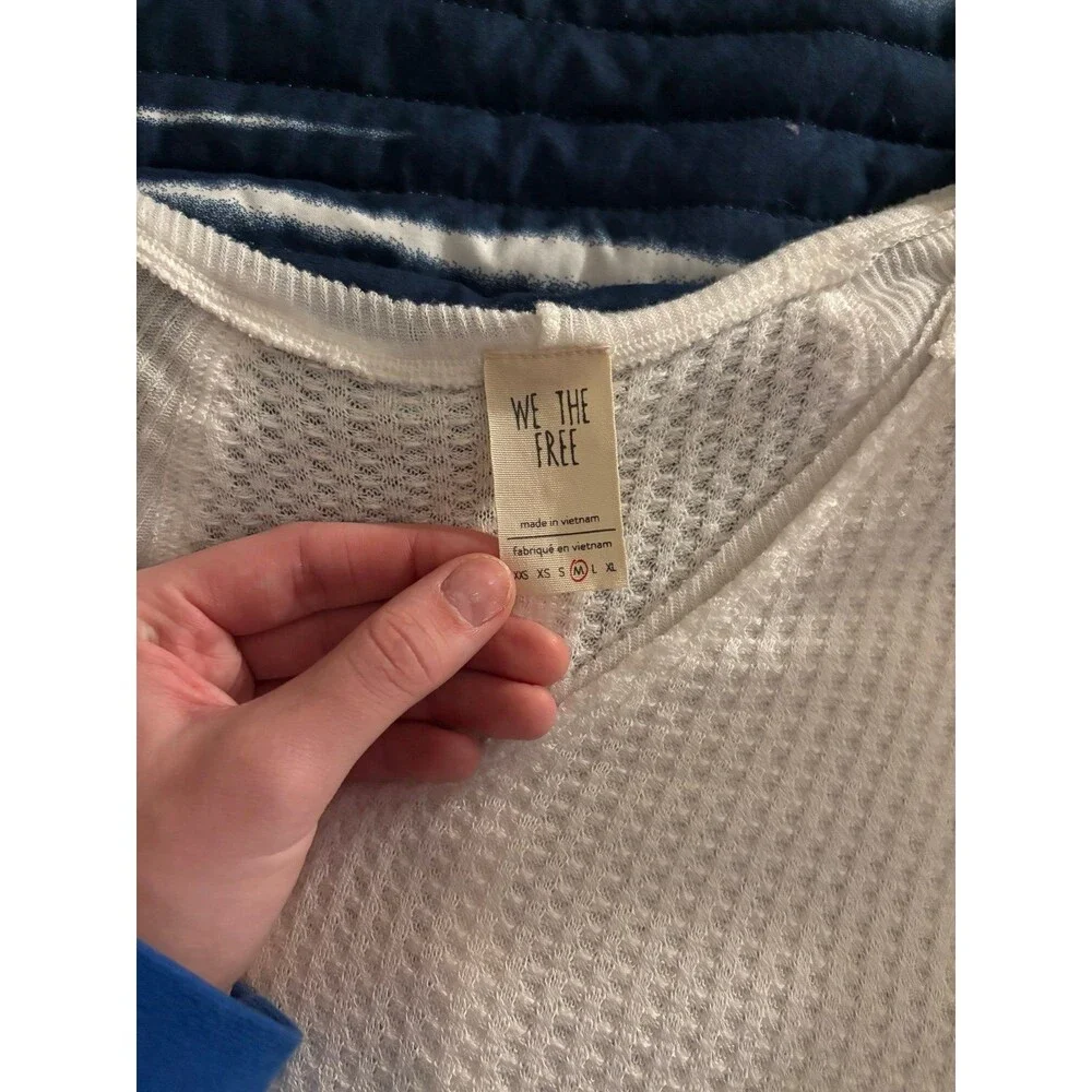 Free People We The Free white Catalina thermal top.